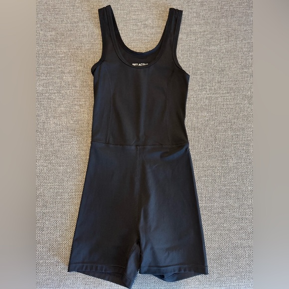 SET Active Other - SET Active Black Sleeveless Unitard Romper